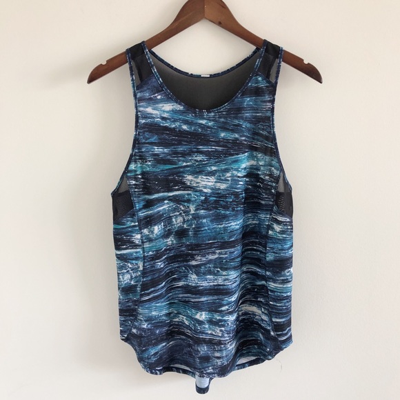 lululemon athletica Tops - Lululemon Sculpt Tank II In Shorelines Multi